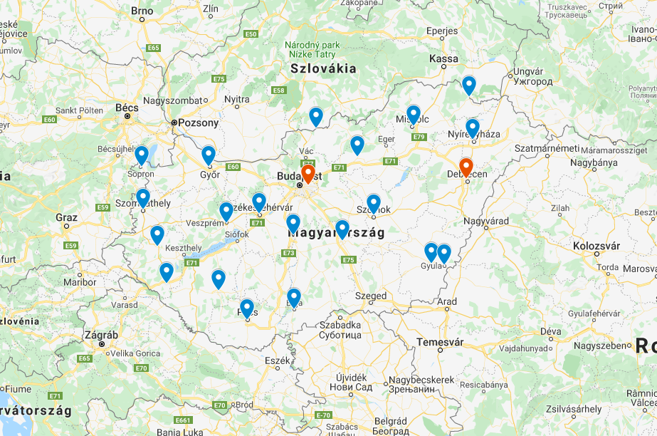 Országos lefedettség